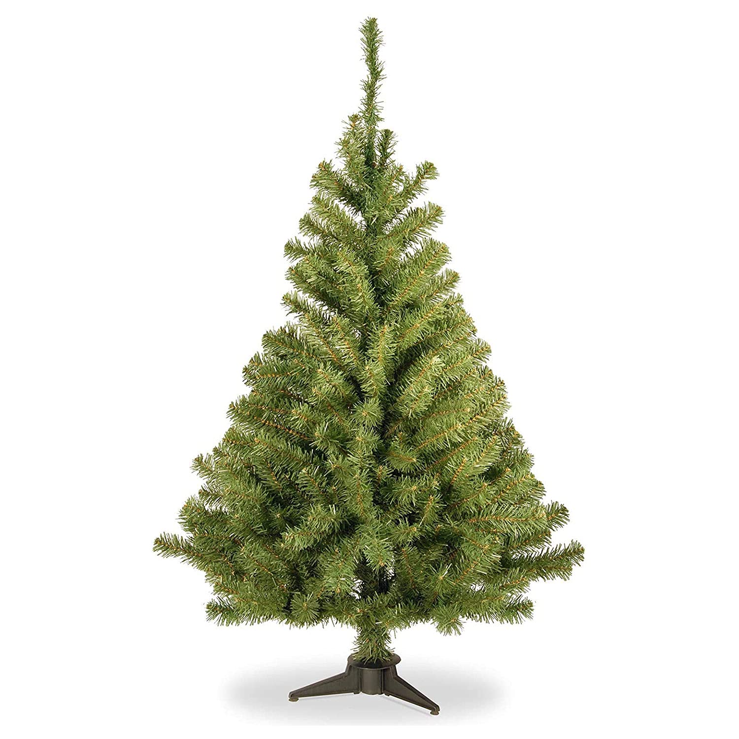 Photo 1 of ***MISSING THE FEET THAT COME OUT OF THE BASE***National Tree Company 4 ft Unlit Kincaid Spruce Mini Artificial Christmas Tree, 269 Tips, Includes Stand, Green***MISSING THE FEET THAT COME OUT OF THE BASE**