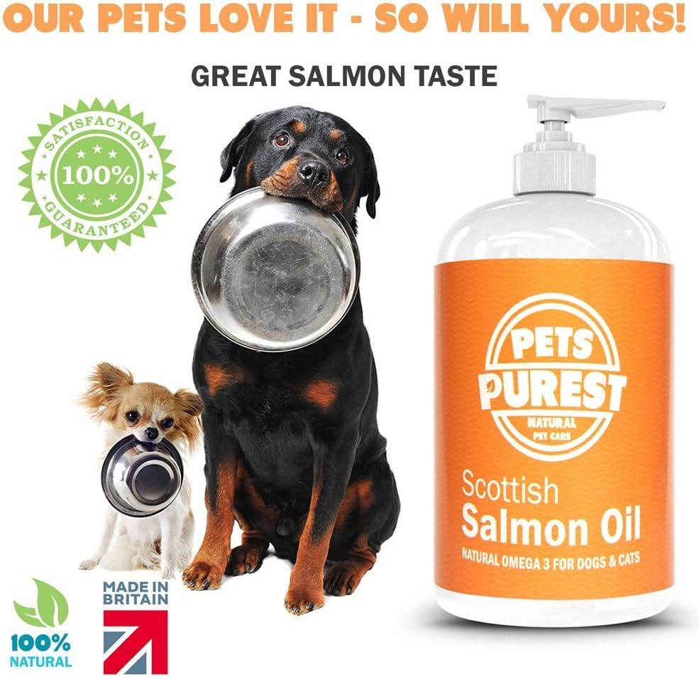 Pets Purest Scottish Salmon Oil for Dogs Cats, Horse, Ferret & Pet, Pure Omega 3 - Image 4