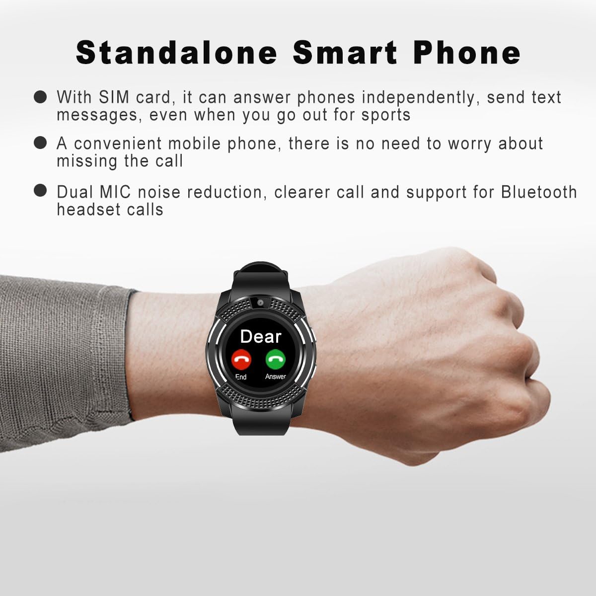 smartwatch v8 waterproof