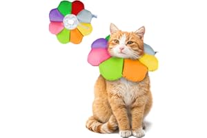 ANWA Cat Cone Collar Soft, Waterproof Cat Recovery Collar, Adjustable Soft Cone for Cats After Surgery