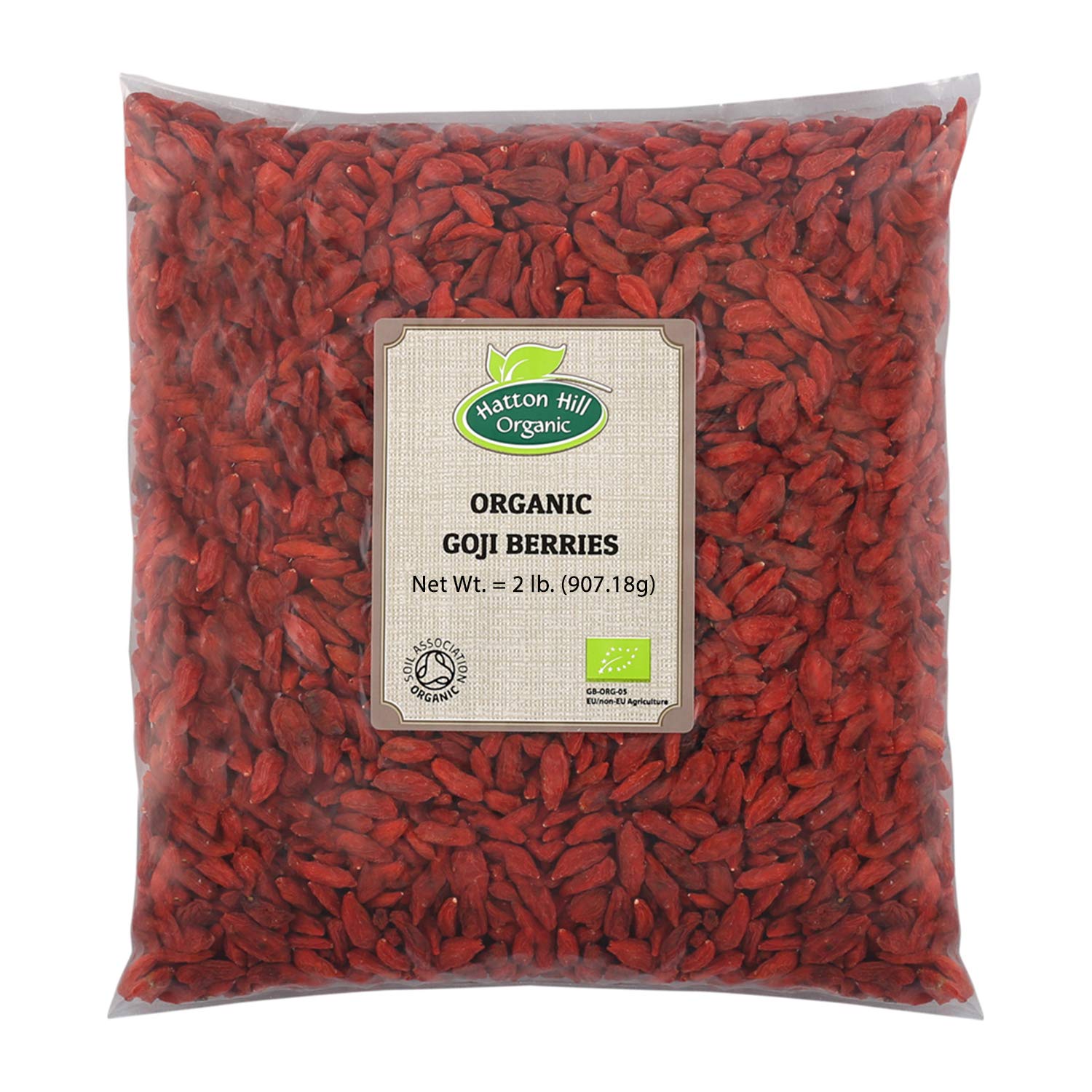 Organic Goji Berries 2lb by Hatton Hill Organic Grocery
