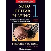 Solo Guitar Playing Book 1 Fourth Edition by Frederick Noad | Classical Guitar Method for Beginners and Students | Guitar Technique and Music Theory Book with Chords Exercises and Repertoire