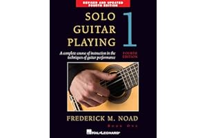 Solo Guitar Playing Book 1 Fourth Edition by Frederick Noad | Classical Guitar Method for Beginners and Students | Guitar Tec