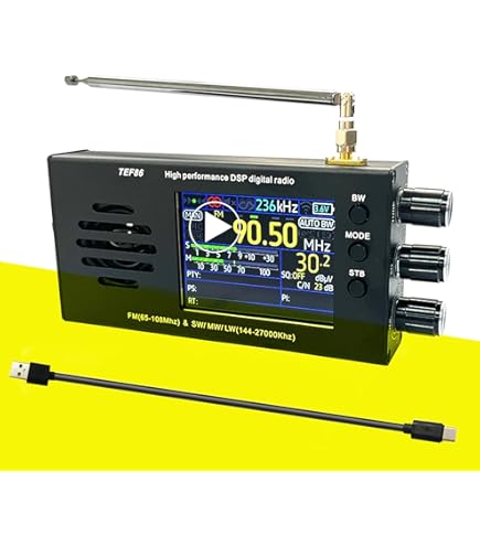 High-Sensitivity Full-Band Radio With FM, AM, And Shortwave Reception