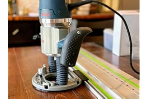 ToolCurve Guide Rail Adapter Compatible with Bosch 1617 Router - Made in USA!