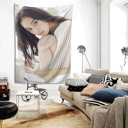 Amazon Co Jp 新木 子 あらき ゆうこ Yuko Araki 石井 子 いしい ゆうこ タペストリーインテリアデコレーションウォールハンギングウォールクロス大型ファブリックポスターファッションインテリアデコレーション多機能ベッドルームカーテンファッションパーソナライズ