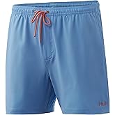 HUK Womens Volley 5.5" Short | Elastic Waist Quick-Dry Swim Shorts
