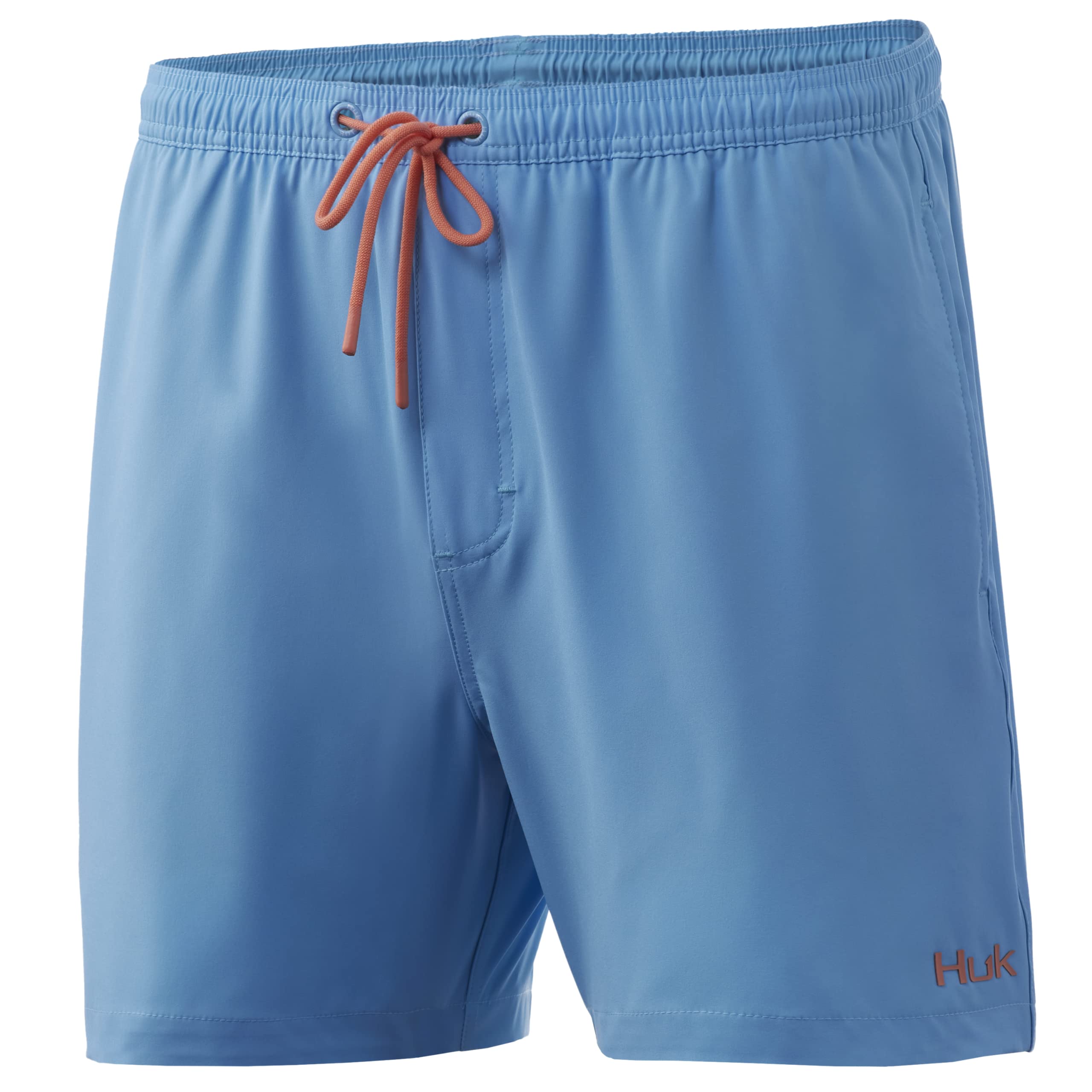 HUK Volley 5.5" Short | Elastic Waist Quick-Dry Swim Shorts, Baltic Sea, X-Large Image