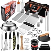 purechef 238pcs Premium Griddle Accessories Kit, Griddle Tools for Flat Top Grill with Enlarged Spatulas, Burger Press, Basting Cover, Flat Top Grill Accessories for Outdoor BBQ Teppanyaki