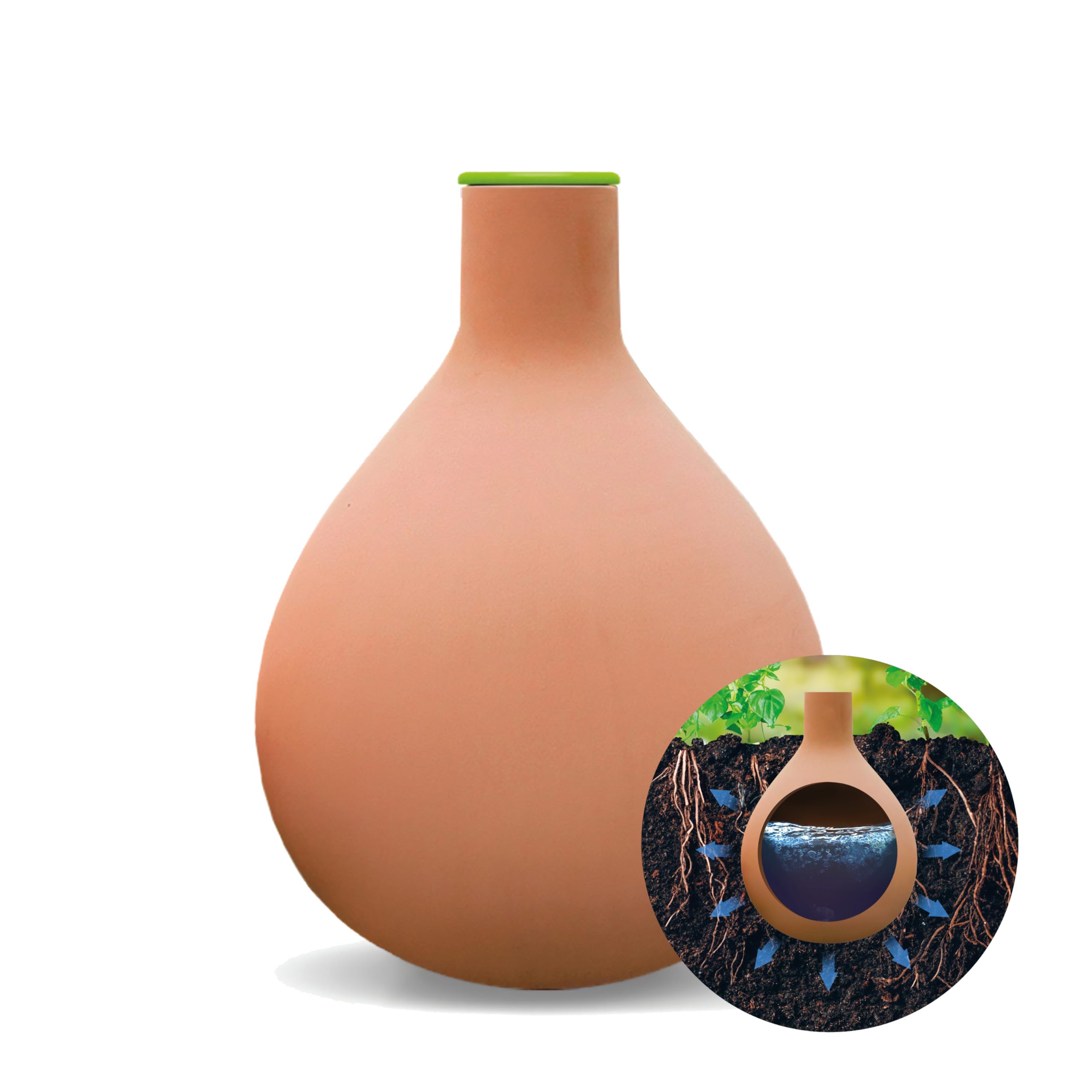 Bio Green HM-M Medium HYDRO Max Clay Vessel - Brown