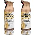 Rust-Oleum 249132-2PK Universal All Surface Metallic Spray Paint, 11 oz, Aged Copper, 2 Pack