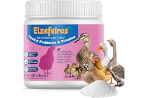 Chicken Probiotic & Vitamin Supplement for Immune Support & Egg Production,Digestive Aid and Hydration Support,Poultry Supple
