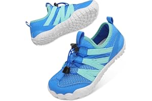 JOINFREE Kids Water Shoes Boys Girls Quick-Dry Aqua Socks Barefoot Beach Swim Shoes Lightweight Non-Slip Rubber Sole for Pool