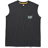 Caterpillar Men's Trademark Sleeveless Pocket T-Shirt