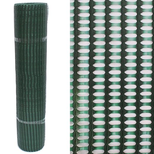 60 High Strength Windbreak Fence Netting Plastic Mesh 1m x 10m, Green