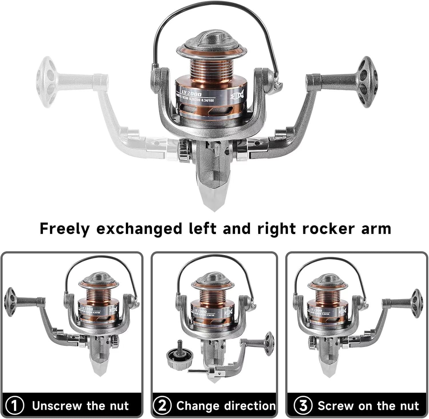 Luyianxi Fishing Rod and Reel Combo - 7.9FT Collapsible Fishing Kits, Carbon Fiber Fishing Pole Spinning Reel Lures Set with Carrier Bag, Fishing Gear for Adults Travel Saltwater Freshwater