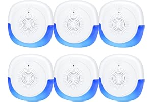 MRS BAIRDS 2024 Ultrasonic Repeller & Insect Repeller 6 Packs, Ultrasonic Repellent for Roach, Rodent, Mouse, Bugs, Mosquito, Mice, Spider, Ant, 2 Mode Switching
