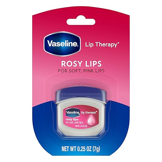 Vaseline Lip Therapy Tinted Lip Balm Mini, Rosy, 0.25 oz, Pack of 8