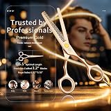 Purple Dragon 5.5 Inch Titanium Hairdressing Scissors Set Professional view 2