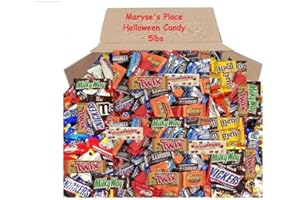 GENERIC Mars Chocolate Variety Pack - 5 Lb Box Of Fun Size Bulk Candy- Ideal For Halloween Christmas Easter- Candy Variety Pack- Bulk Candy – M&M's, Twix, MilkyWay, Reese’s, Hershey’s Milk chocolate, Snickers, almondJoy and KitKat chocolate bars. Chocolates Variety May Vary