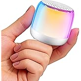 Glocusent Nano-Glow White Noise Machine,35 Sounds&amp;12 Light Modes for Sleep | Bluetooth Speaker, Mini Travel Sleep Machine, Rechargeable 24H Battery for Baby, Kids, Adults