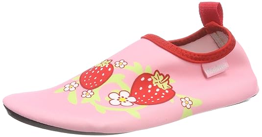 Playshoes Unisex-Kinder Badeslipper, Badeschuhe Erdbeere Aqua Schuhe