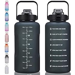 ST-YIBEN 100oz Large Motivational Water Bottle with