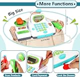 HERSITY Childs Till Cash Register with Scanner Microphone 31cm Play Set view 4