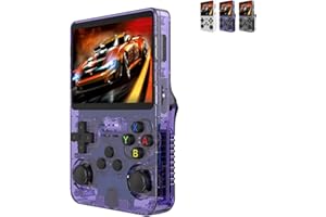VANBOSY Keyboy - Keyboy Game Console, 2024 New Keyboy Game Console, Retro Handheld Game Console, Key Boy Game Console, Built in 20000 Games, 3.5in HD Portable Game Console (Purple 128G)