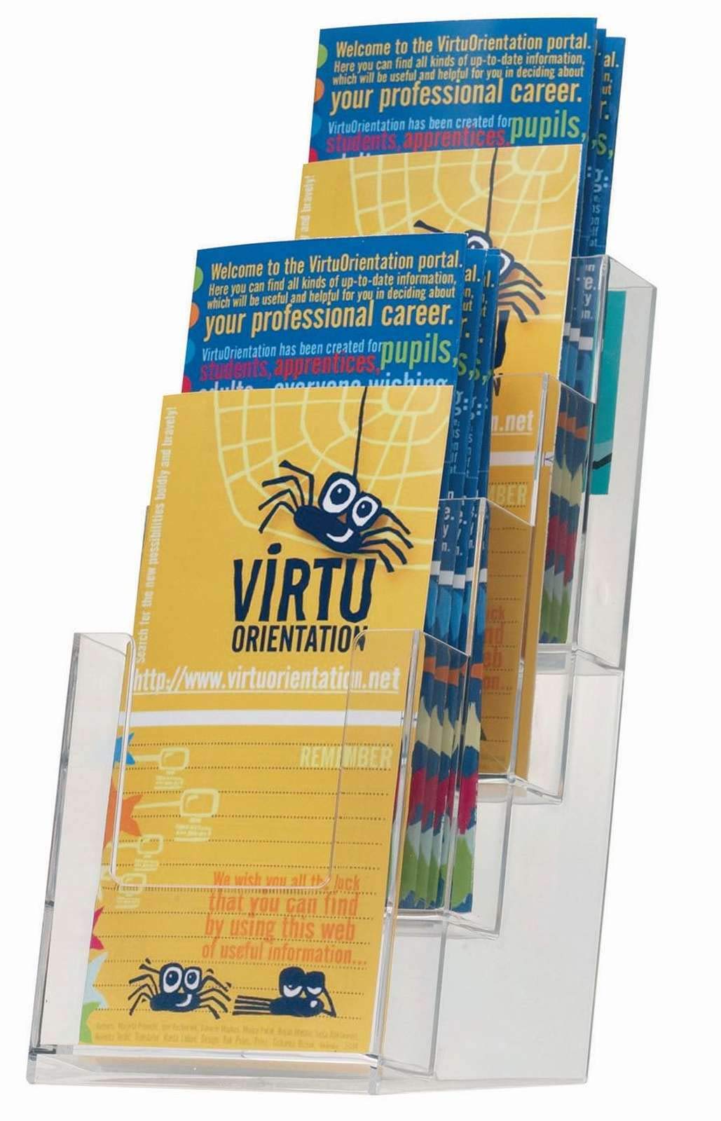 Q-Connect Literature Holder, 4 Pockets