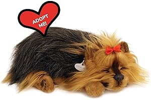 88 Unlimited Perfect Petzzz - Original Petzzz Yorkie, Realistic, Lifelike Stuffed Interactive Pet Toy, Companion Pet Dog with 100% Handcrafted Synthetic Fur
