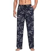 JHKKU Men's Pajama Pants Super Soft Sleep Lounge Pants Pjs Bottoms with Pockets