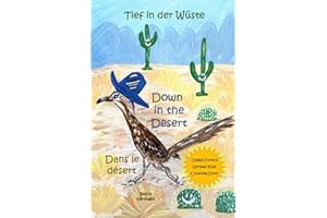 Down in the Desert English French German Bilingual Kids Story, Children Learn Languages Numbers Desert Animals ESL: Enfant bi