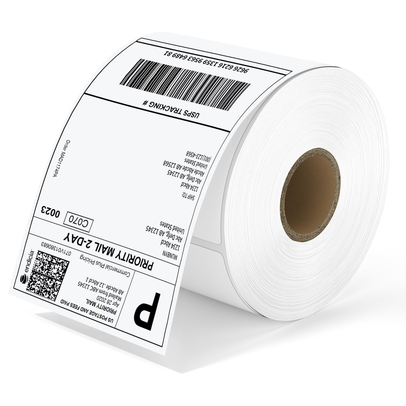 4x6 Thermal Shipping Labels | 3000 Labels/12 Rolls | Strong Adhesive | Compatible With Zebra Printers