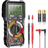 ANENG Digital Multimeter with Case,DC AC Voltmeter,Ohm Volt Amp Meter | Voltage Tester Measure DC AC Voltage,Current,Resistance,Capacitance,Diodes,Electric Tools Automotive Battery Test