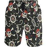 visesunny Fashion Funny Style Men's Beach Shorts Swim Trunks Quick Dry Casual Polyester Swim Shorts with Pockets S-XXL