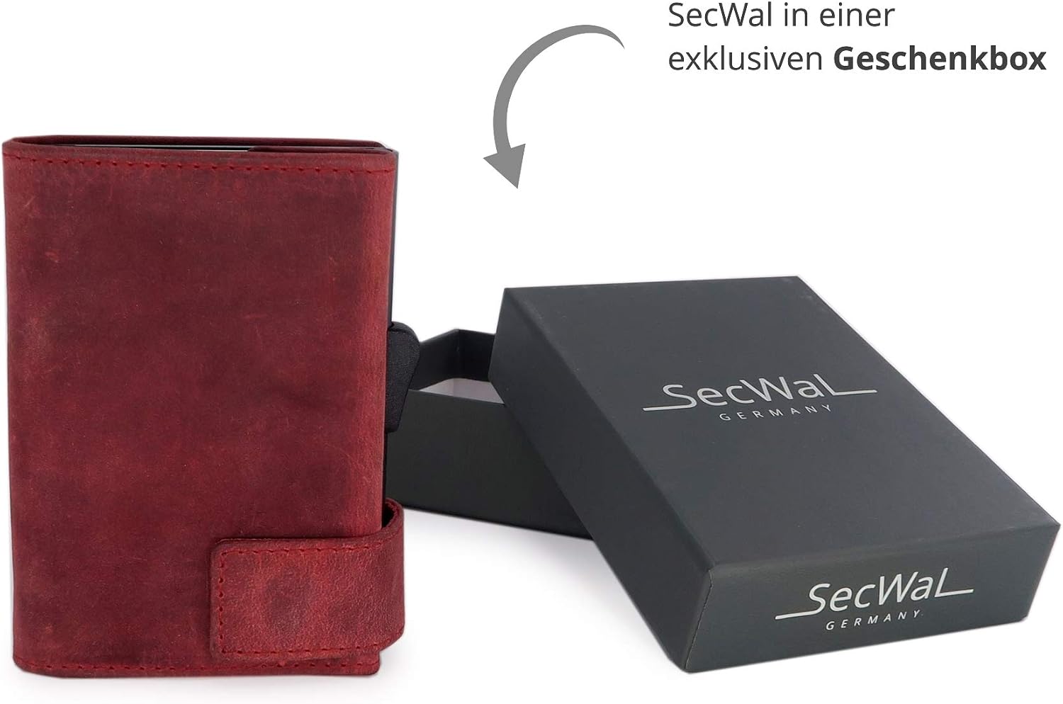SecWal Unisex's Kartenetui Billfold, Rot, OS - Image 3