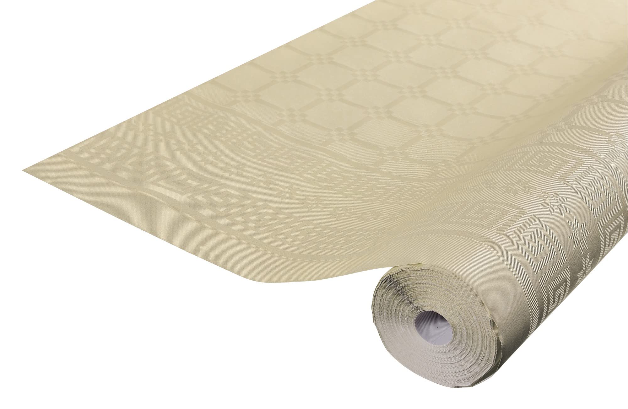 Disposable tablecloth damask paper in roll 25 M long X 1.18 M wide - Damask paper with a chic and classic universal pattern - string