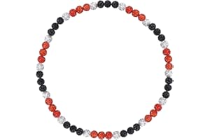 EXPHAIN Philadelphia Phils Baseball Necklace For Men Women Baseballer Inspired Beaded Necklace Unisex Rhinestone Discoball Necklaces Jewelry-gift for baseball team lovers