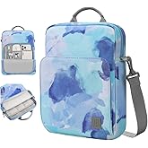 Dadanism 9-11 Inch Tablet Sleeve Bag Carrying Case with Shoulder Strap for iPad (A16) 11", iPad 10th Gen 10.9" Air 5/4, i-Pad Air/Pro 11", i-Pad 9/8/7th 10.2", Galaxy Tab A9+ Plus 11",Graffiti Blue