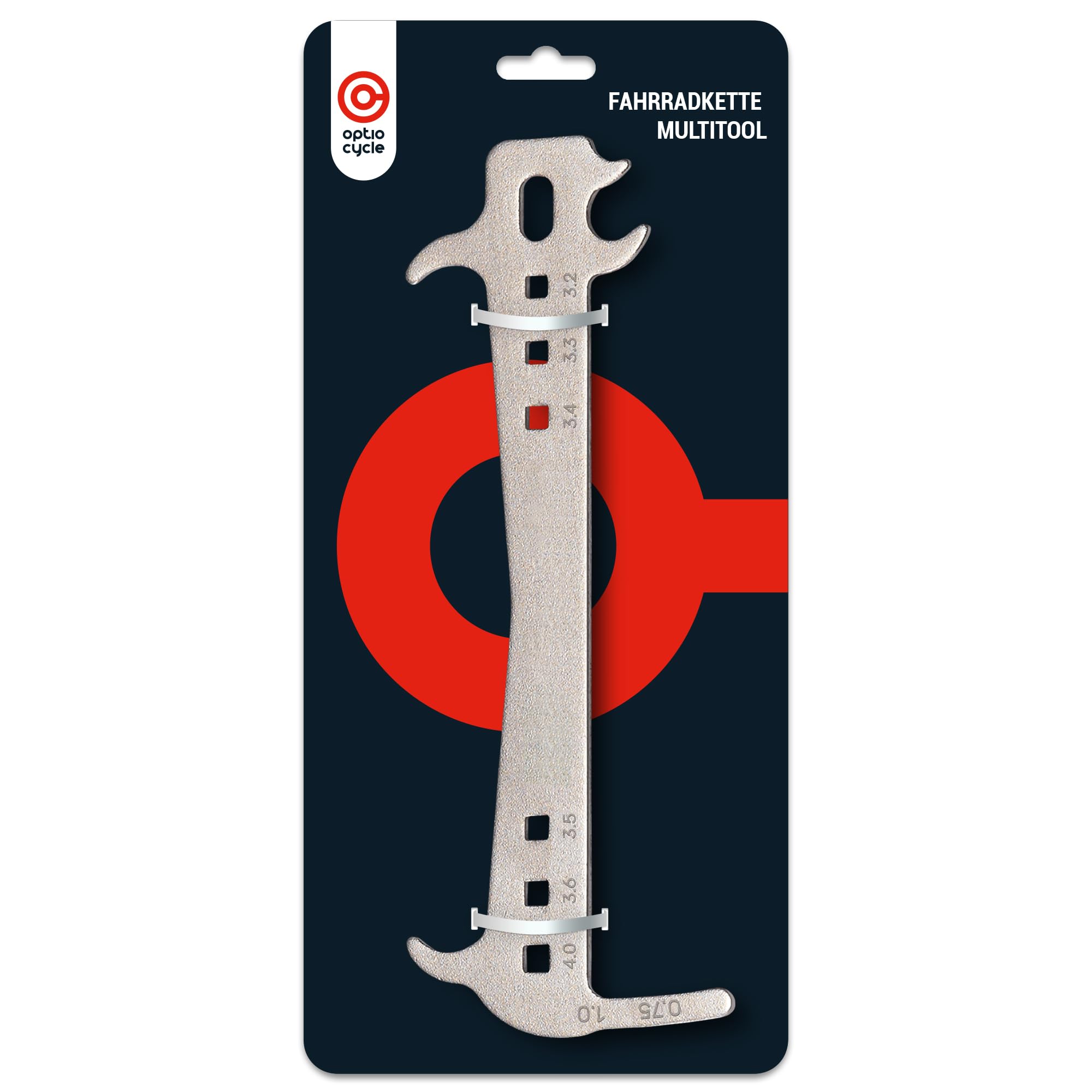 Optio Cycle Chain Wear Tool | Chain Checker Tool | Chain Wear Indicator | Chain Gauge | Bike Chain Checker | Bike Chain Wear Tool | Cycle Chain Checker