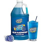 JOLLY RANCHER&reg; SLUSH Blue Raspberry Slushie Mix Syrup Machine-Ready 1/2Gal | 5:1 concentrate mix for snow cone syrup, frozen drink machine use, granitas and shaved ice syrup, frozen drinks beverage mix
