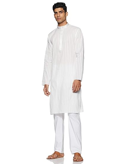 Men's Blended Kurta & Churidar Set (M302211)