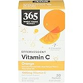 365 by Whole Foods Market, Effervescent C Powder Orange, 30 Count