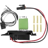 89019100 HVAC Blower Motor Resistor Kit with Harness | Compatible with 2002-2009 Chevy Trailblazer GMC Envoy, 2004-2007 Buick Rainier, 2003-2008 Isuzu Ascender Replaces 973008