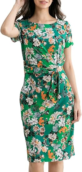 Amazon Co Jp 洗える ジャージー 日本製 フレッシュライム デイリー ワンピース レディース Kay Me ケイミー Kayme 服 ファッション小物