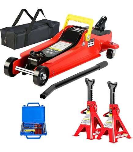 CAAP DRIVEN 2-Ton Low Profile Hydraulic Floor Jack Combo With 2 Jack Stands – 4000 Lb Capacity - View #4
