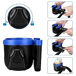 Accmor Stroller Cup Holder with Phone Holder, Bike