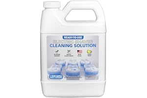 Clark Shaving Co. 32oz Shaver Cleaning Solution & Easy Refill. Compatible with Braun Clean & Renew