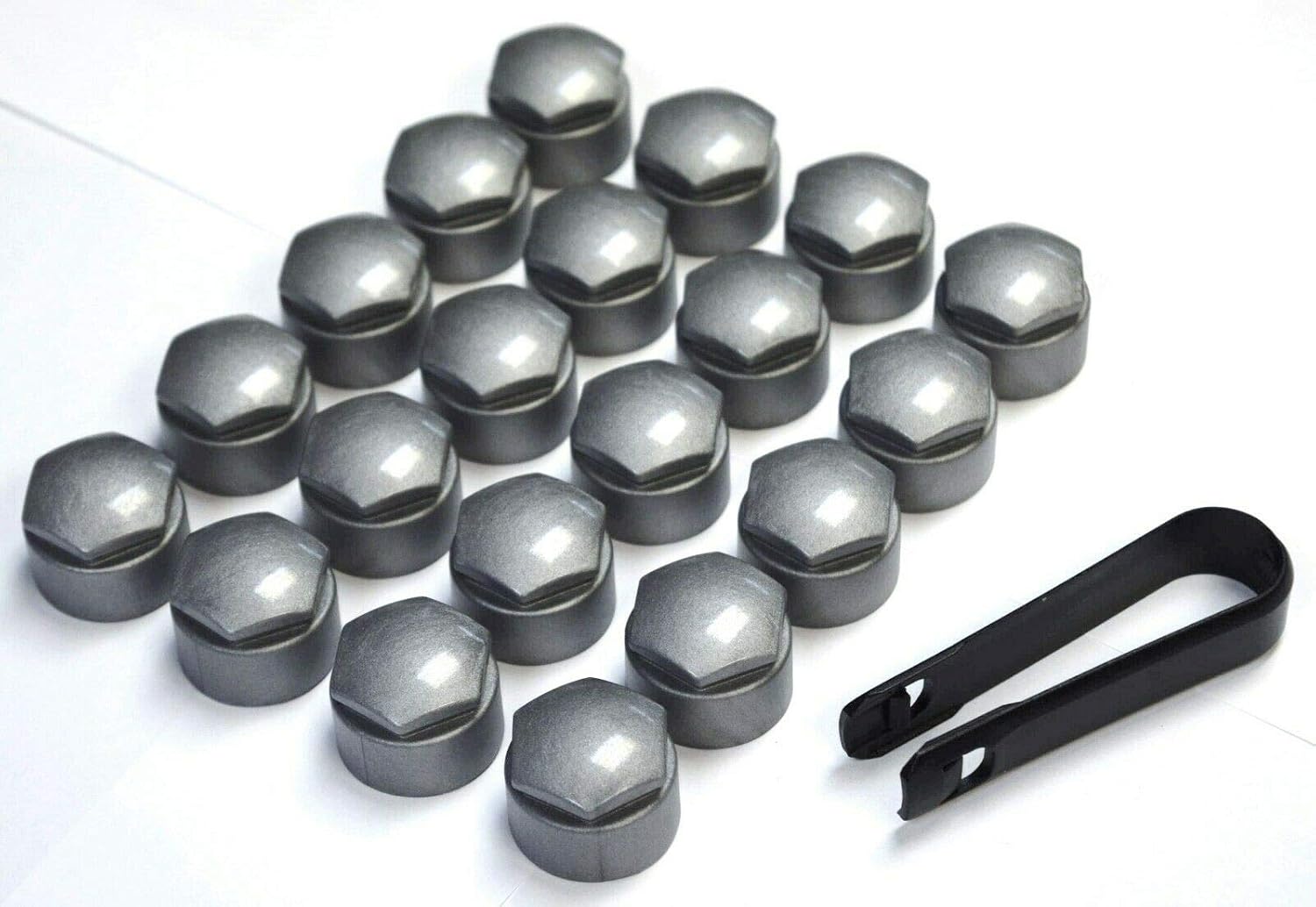 Partsdealers Round Type Wheel nut covers for Audi A1 A3 A4 A5 A6 A7 A8